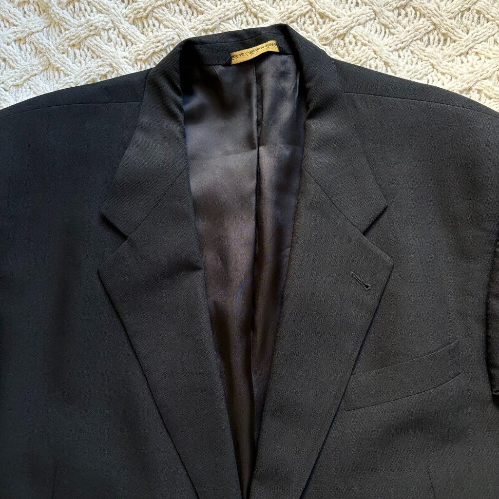 Jack Victor For Nordstrom Sport Coat Pure Wool Black Blazer Suit Jacket Canada